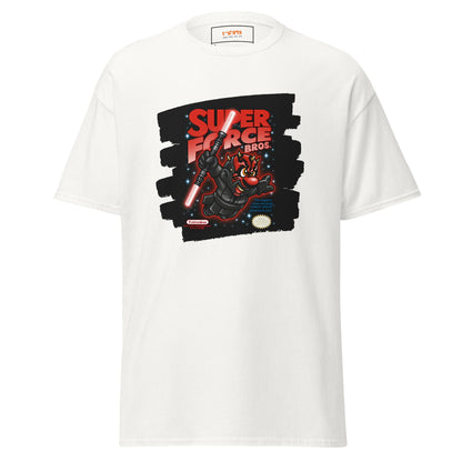 Super Force Bros | Movie Gaming T-Shirt - White - T-Shirts Online