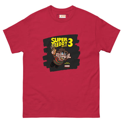 Super Freddie 3 | Mashup Gamer Movie T-Shirt - Cardinal - T-Shirts Online