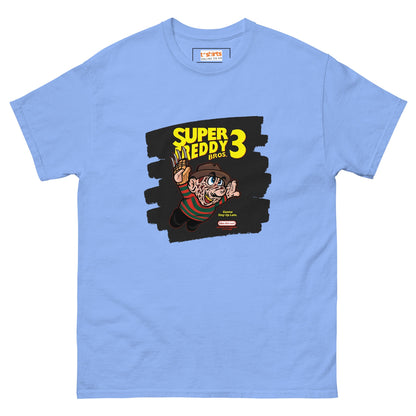Super Freddie 3 | Mashup Gamer Movie T-Shirt - Carolina Blue - T-Shirts Online