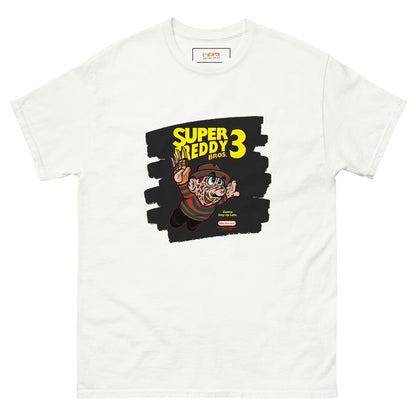 Super Freddie 3 | Mashup Gamer Movie T-Shirt - White - T-Shirts Online