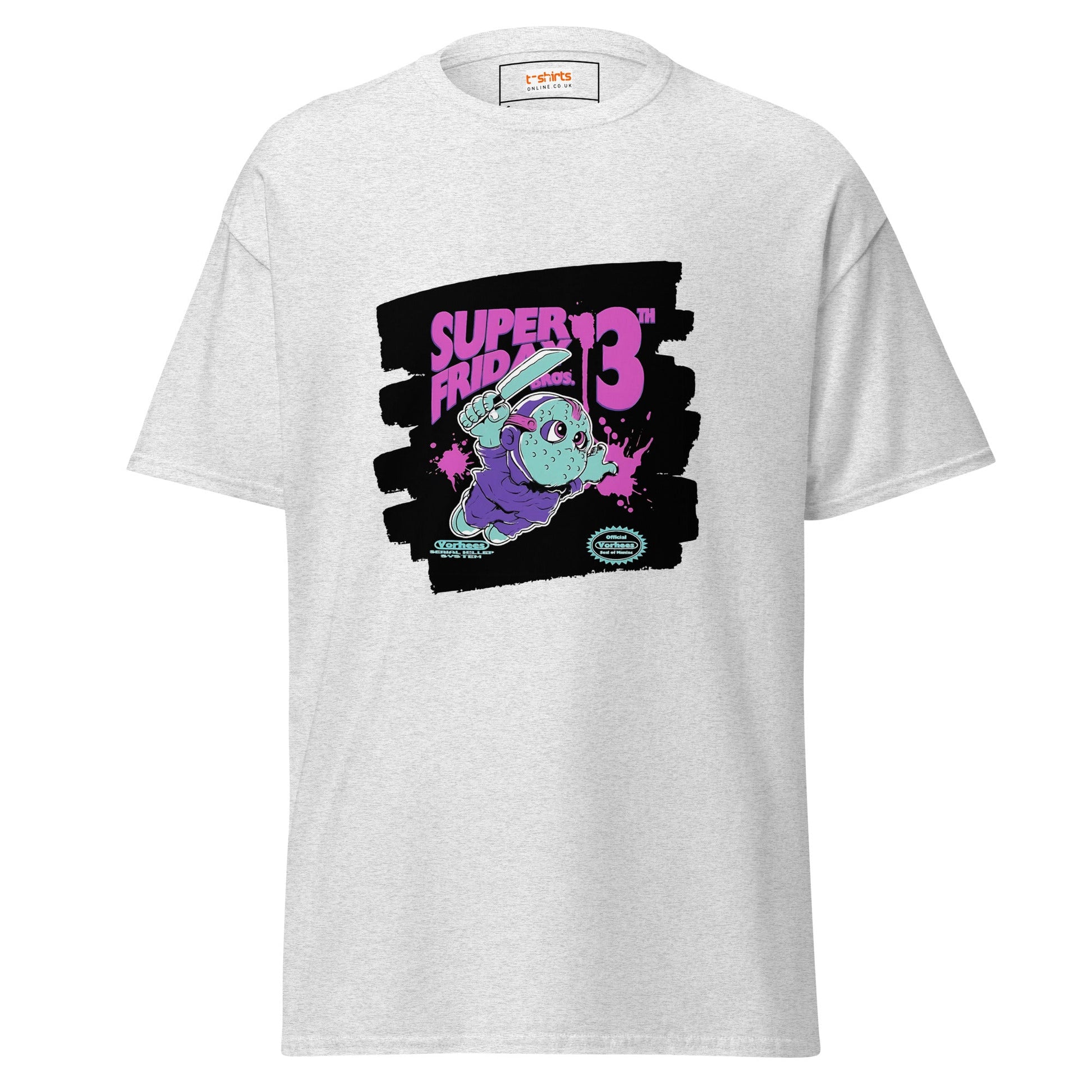 Super Friday 13th | Mashup Gamer Horror T-Shirt - Ash - T-Shirts Online