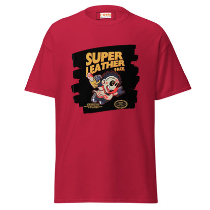 Super Leatherface | Movie Mashup T-Shirt - Cardinal - T-Shirts Online