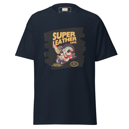Super Leatherface | Movie Mashup T-Shirt - Navy - T-Shirts Online