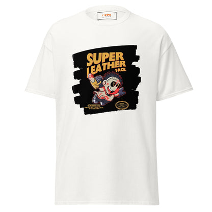 Super Leatherface | Movie Mashup T-Shirt - White - T-Shirts Online