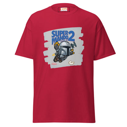 Super Mando 2 | Mandolorian Mashup Gaming T-Shirt - Cardinal - T-Shirts Online