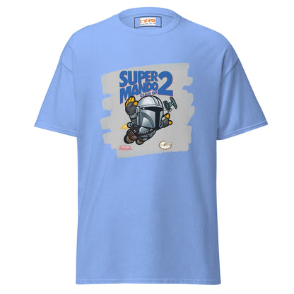 Super Mando 2 | Mandolorian Mashup Gaming T-Shirt - Carolina Blue - T-Shirts Online