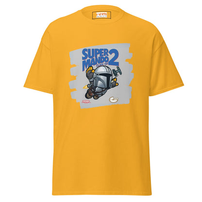 Super Mando 2 | Mandolorian Mashup Gaming T-Shirt - Gold - T-Shirts Online