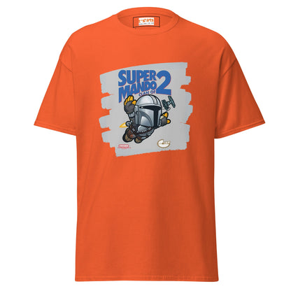 Super Mando 2 | Mandolorian Mashup Gaming T-Shirt - Orange - T-Shirts Online