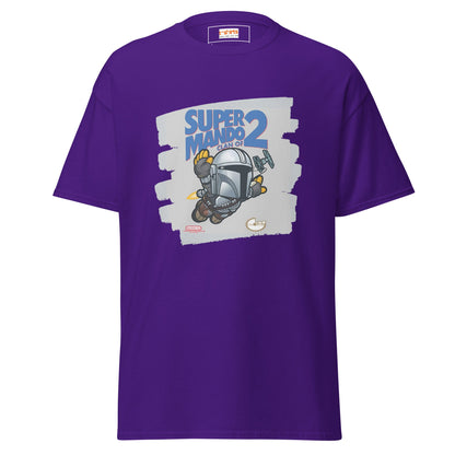 Super Mando 2 | Mandolorian Mashup Gaming T-Shirt - Purple - T-Shirts Online