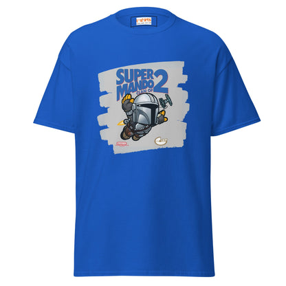 Super Mando 2 | Mandolorian Mashup Gaming T-Shirt - Royal - T-Shirts Online