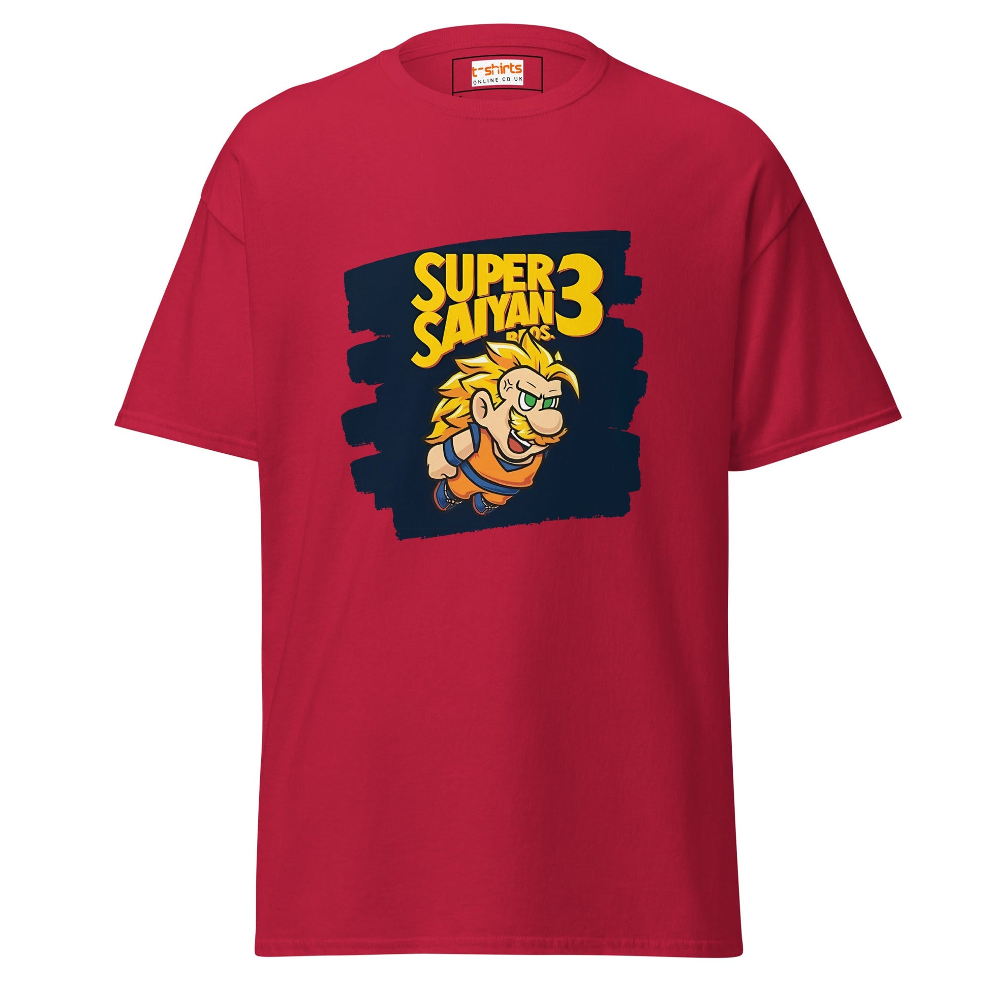 Super Saiyan Bros | Mashup Gaming Anime T-Shirt - Cardinal - T-Shirts Online
