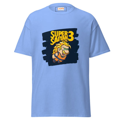 Super Saiyan Bros | Mashup Gaming Anime T-Shirt - Carolina Blue - T-Shirts Online