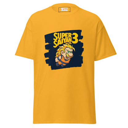 Super Saiyan Bros | Mashup Gaming Anime T-Shirt - Gold - T-Shirts Online