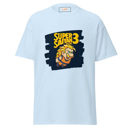Super Saiyan Bros | Mashup Gaming Anime T-Shirt - Light Blue - T-Shirts Online