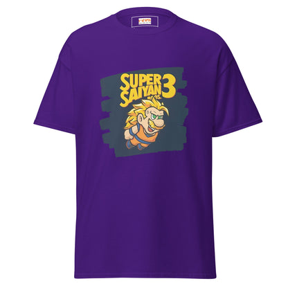 Super Saiyan Bros | Mashup Gaming Anime T-Shirt - Purple - T-Shirts Online