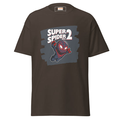 Super Spider Bros 2 | Movie Gaming T-Shirt - Dark Chocolate - T-Shirts Online