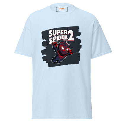 Super Spider Bros 2 | Movie Gaming T-Shirt - Light Blue - T-Shirts Online