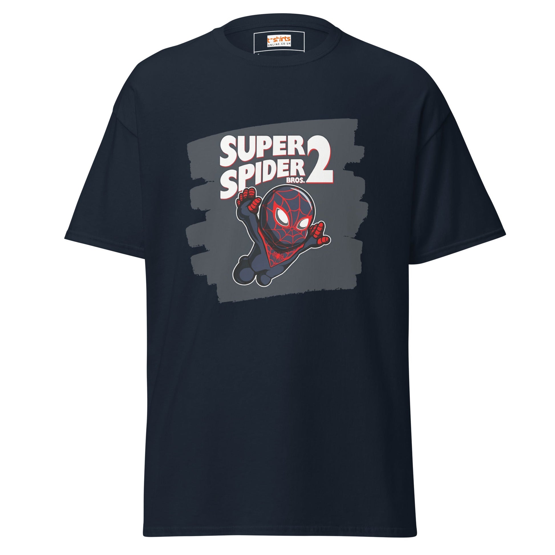 Super Spider Bros 2 | Movie Gaming T-Shirt - Navy - T-Shirts Online