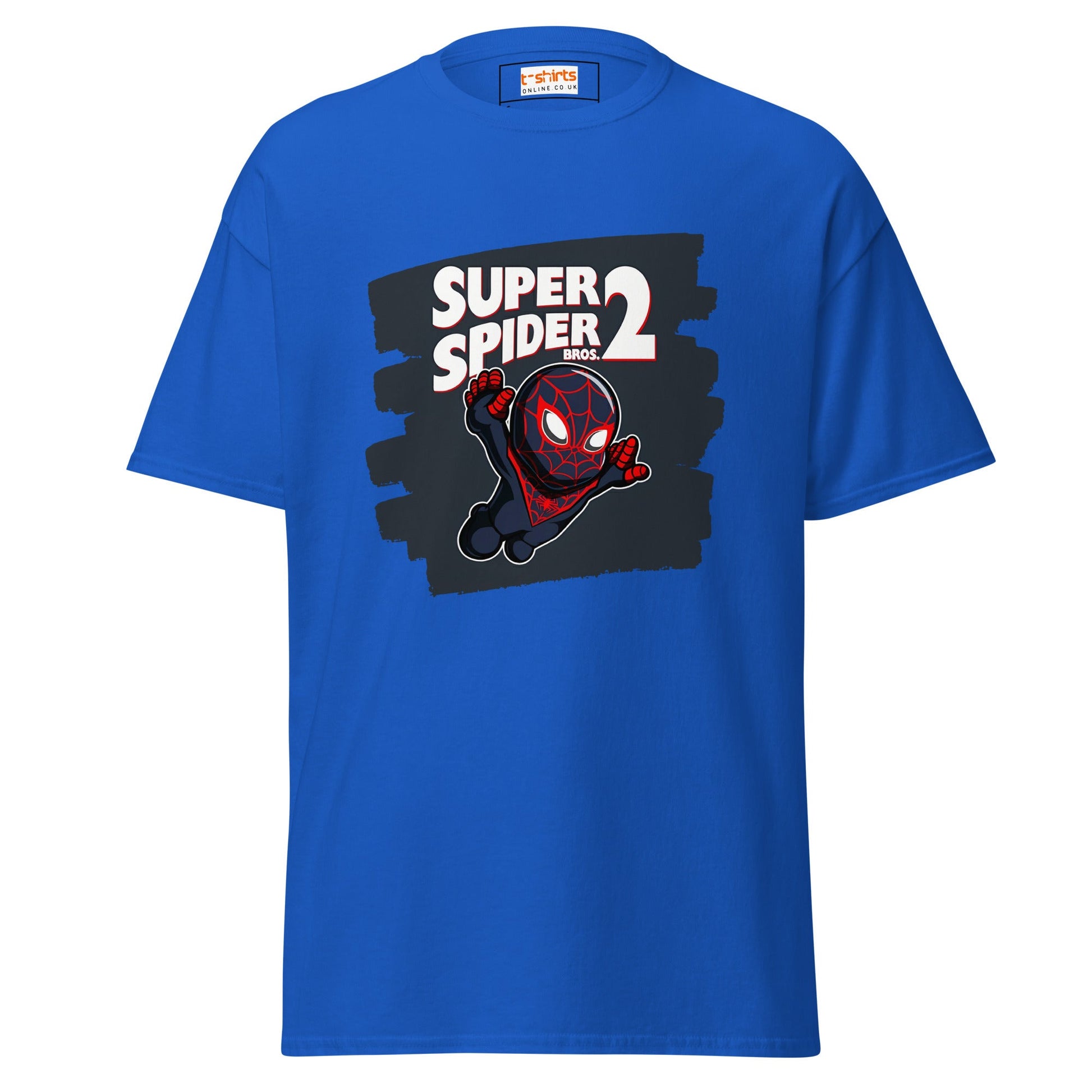 Super Spider Bros 2 | Movie Gaming T-Shirt - Royal - T-Shirts Online