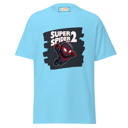 Super Spider Bros 2 | Movie Gaming T-Shirt - Sky - T-Shirts Online