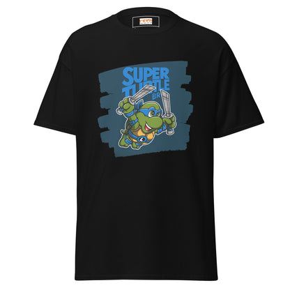 Super Turtle Bros | Gaming Movie T-Shirt - Black - T-Shirts Online