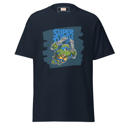 Super Turtle Bros | Gaming Movie T-Shirt - Navy - T-Shirts Online