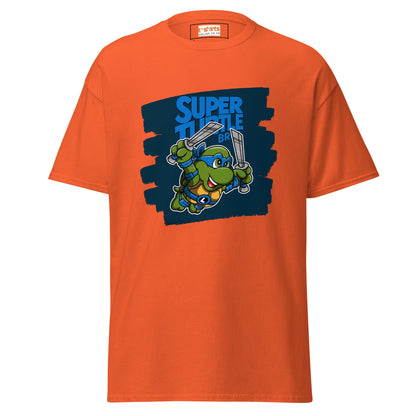 Super Turtle Bros | Gaming Movie T-Shirt - Orange - T-Shirts Online