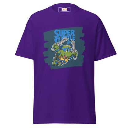 Super Turtle Bros | Gaming Movie T-Shirt - Purple - T-Shirts Online