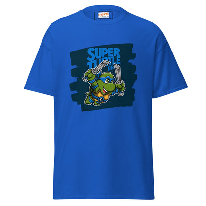 Super Turtle Bros | Gaming Movie T-Shirt - Royal - T-Shirts Online
