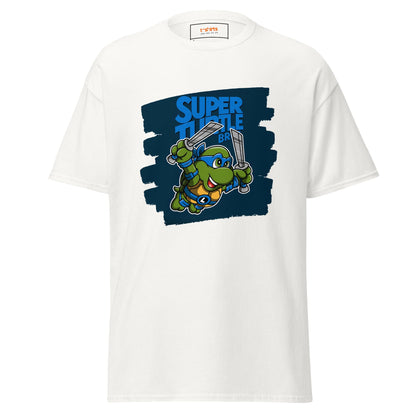 Super Turtle Bros | Gaming Movie T-Shirt - White - T-Shirts Online