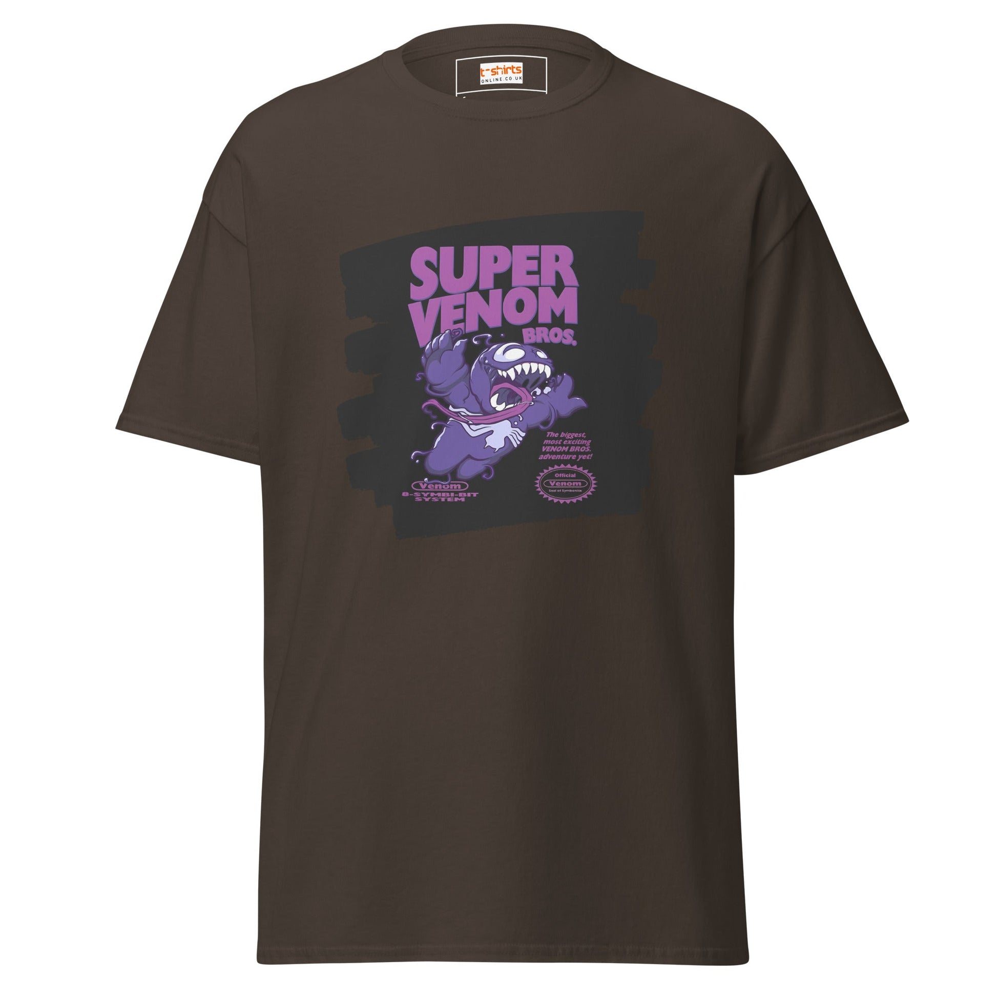 Super Venom Bros | Movie T-Shirt - Dark Chocolate - T-Shirts Online