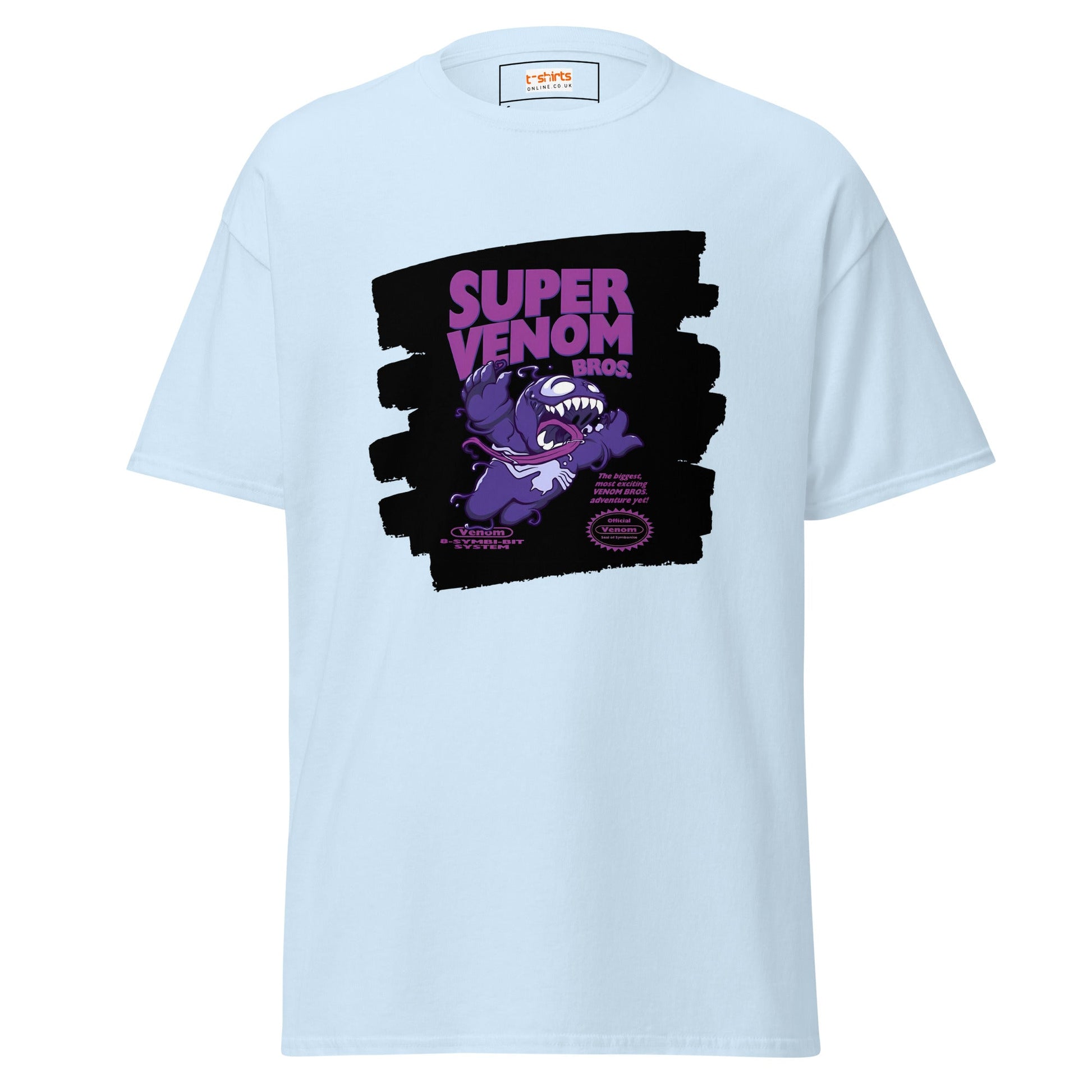 Super Venom Bros | Movie T-Shirt - Light Blue - T-Shirts Online