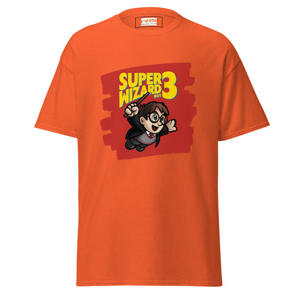 Super Wizard 3 | Mashup Gaming T-Shirt - Orange - T-Shirts Online