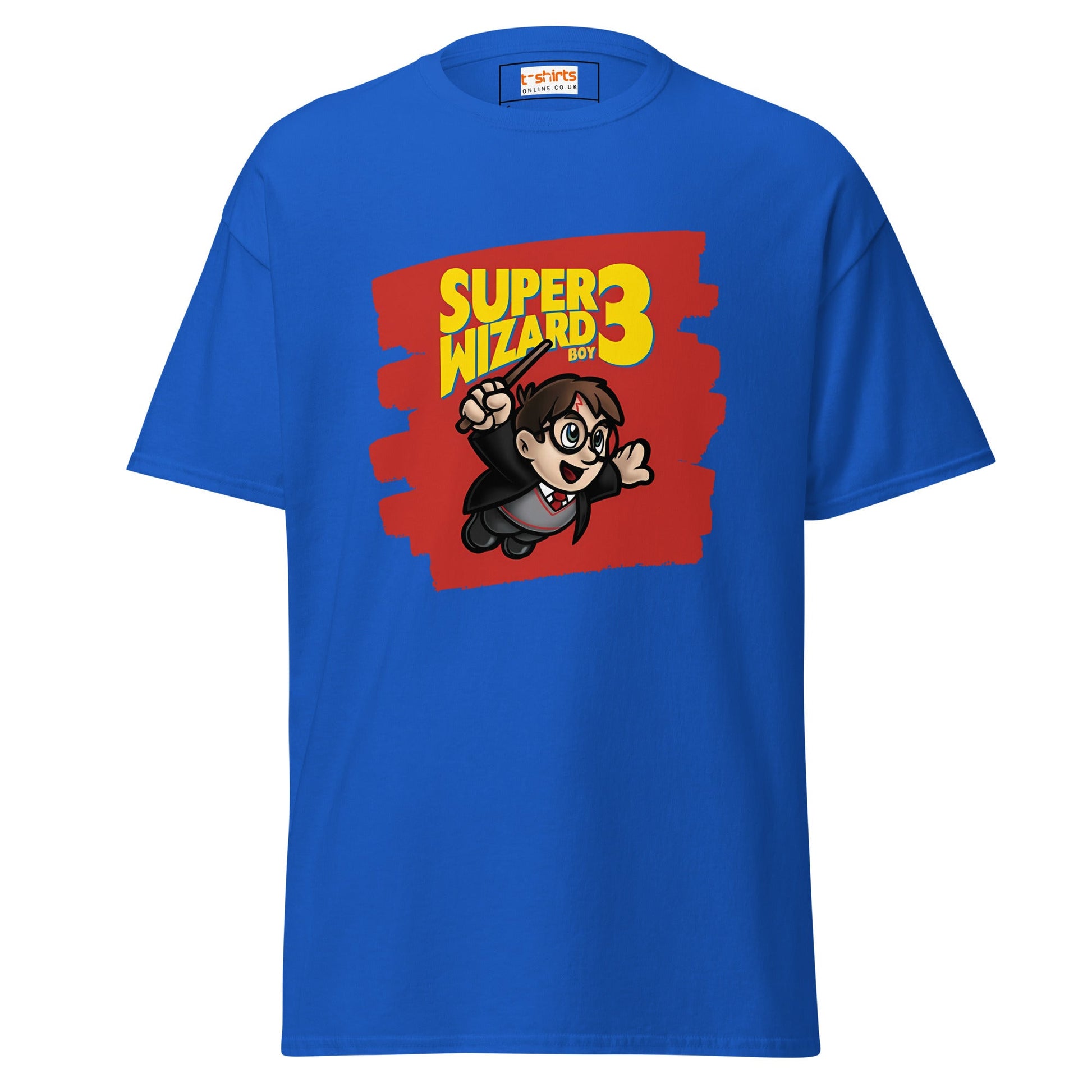 Super Wizard 3 | Mashup Gaming T-Shirt - Royal - T-Shirts Online