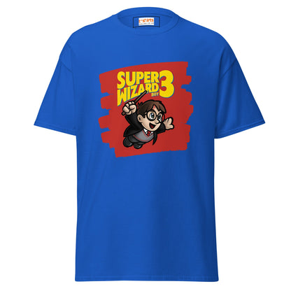 Super Wizard 3 | Mashup Gaming T-Shirt - Royal - T-Shirts Online