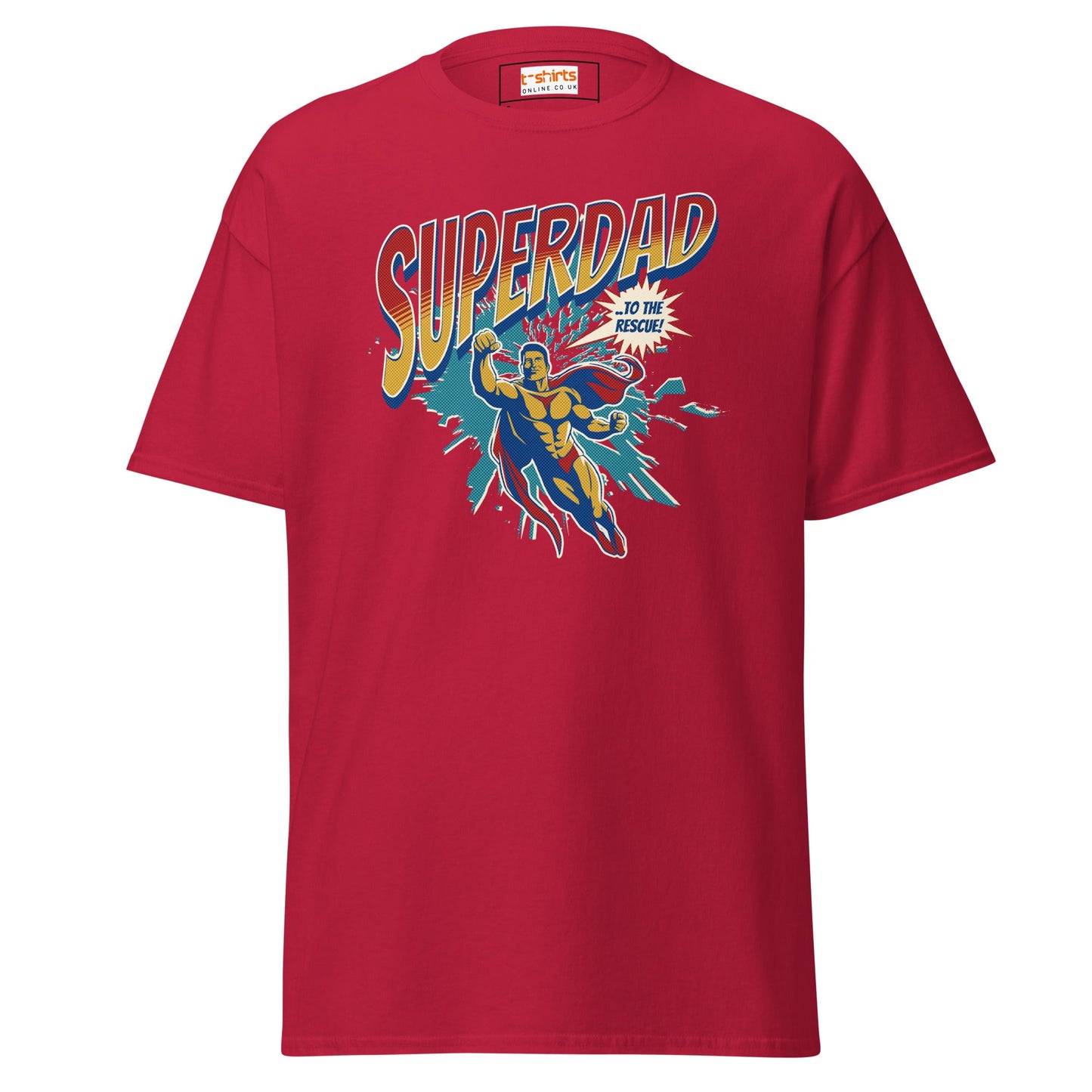 SuperDad T-Shirt | Father's Day T-Shirt - Cardinal - T-Shirts Online