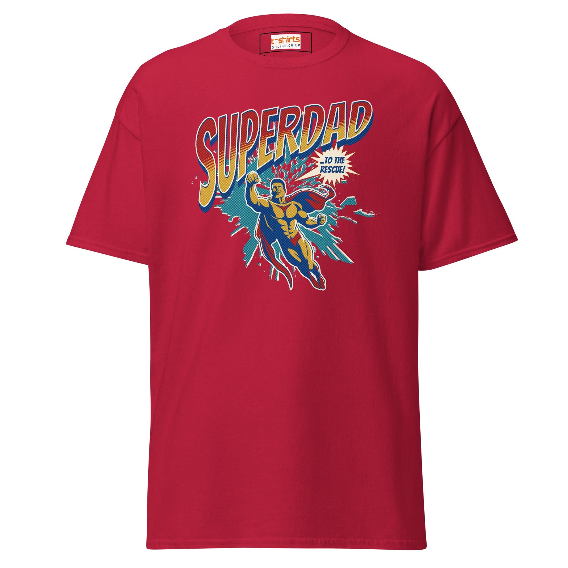 SuperDad T-Shirt | Father's Day T-Shirt - Cardinal - T-Shirts Online