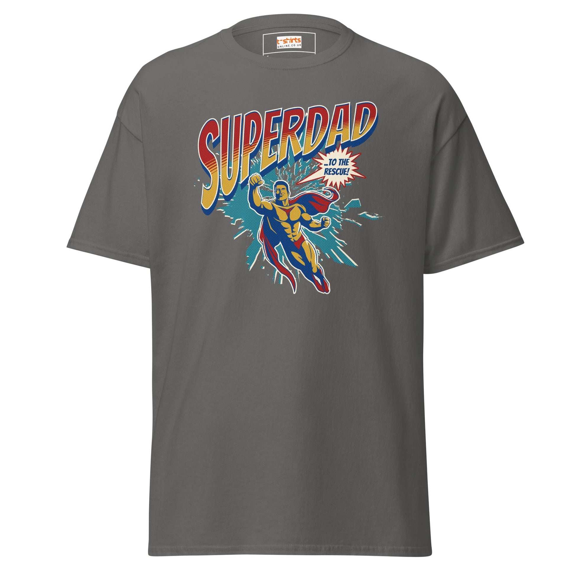 SuperDad T-Shirt | Father's Day T-Shirt - Charcoal - T-Shirts Online