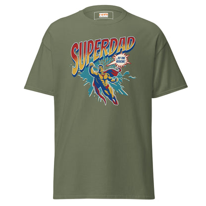 SuperDad T-Shirt | Father's Day T-Shirt - Military Green - T-Shirts Online