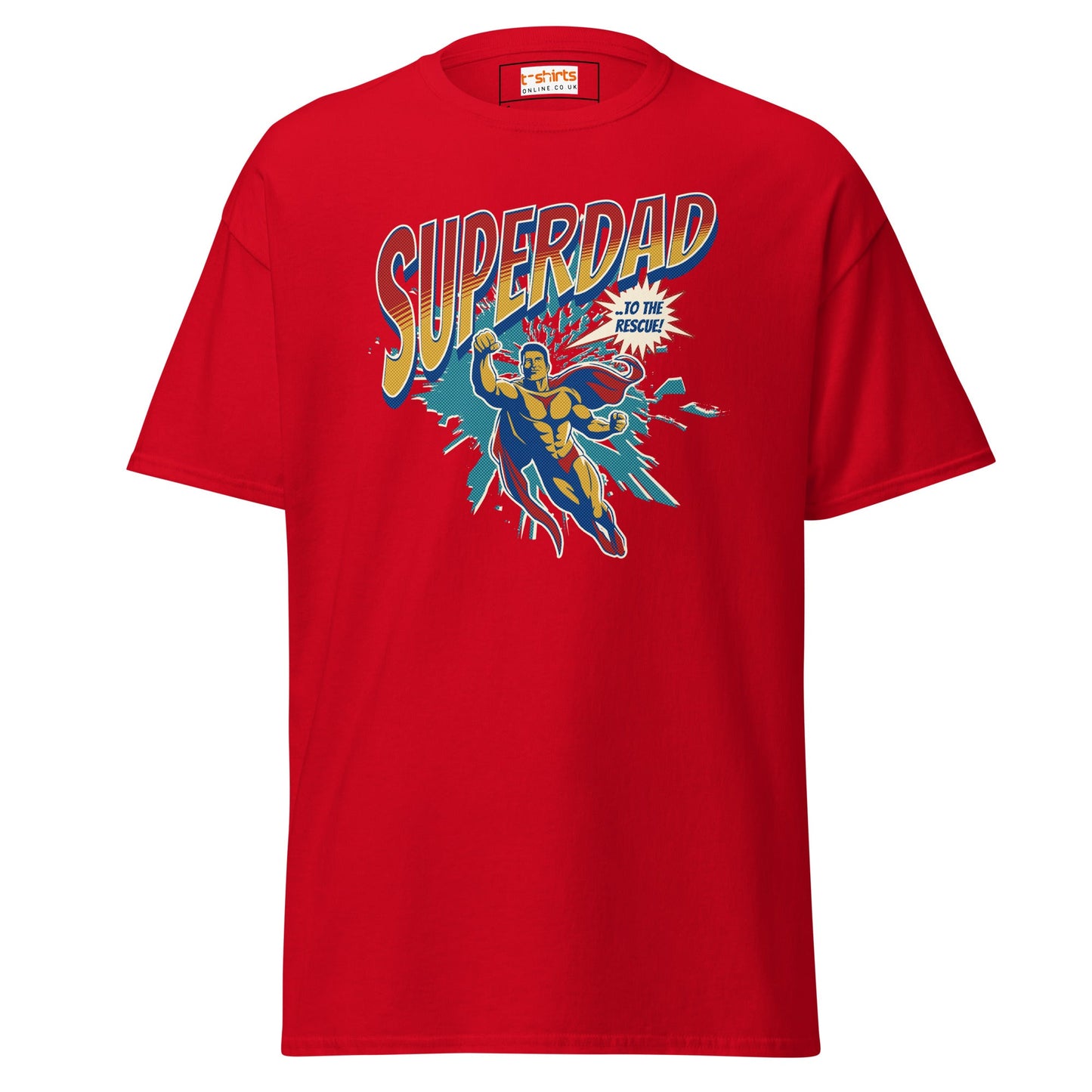 SuperDad T-Shirt | Father's Day T-Shirt - Red - T-Shirts Online
