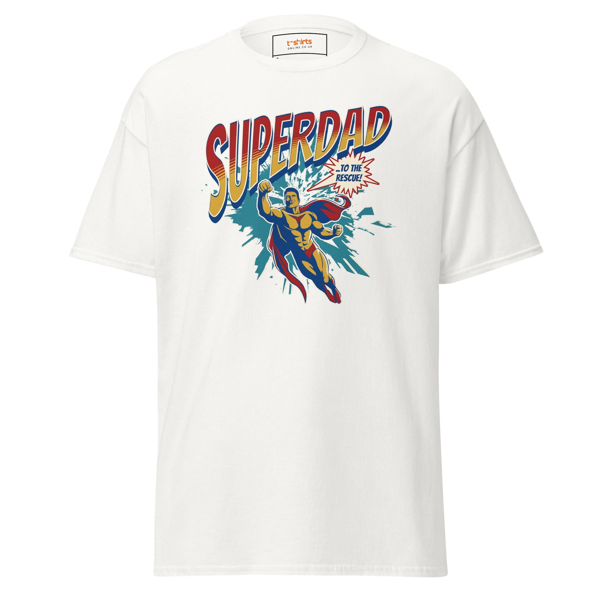 SuperDad T-Shirt | Father's Day T-Shirt - White - T-Shirts Online
