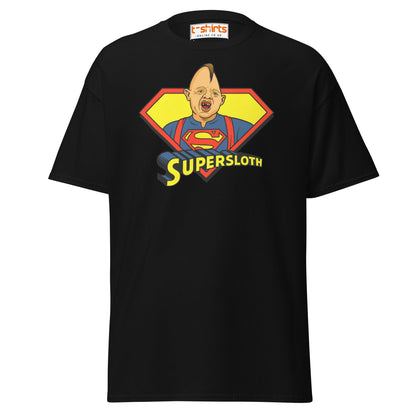 Supersloth Parody T-Shirt for Retro Movie Fans - Black - T-Shirts Online