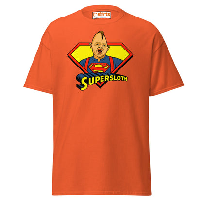 Supersloth Parody T-Shirt for Retro Movie Fans - Orange - T-Shirts Online