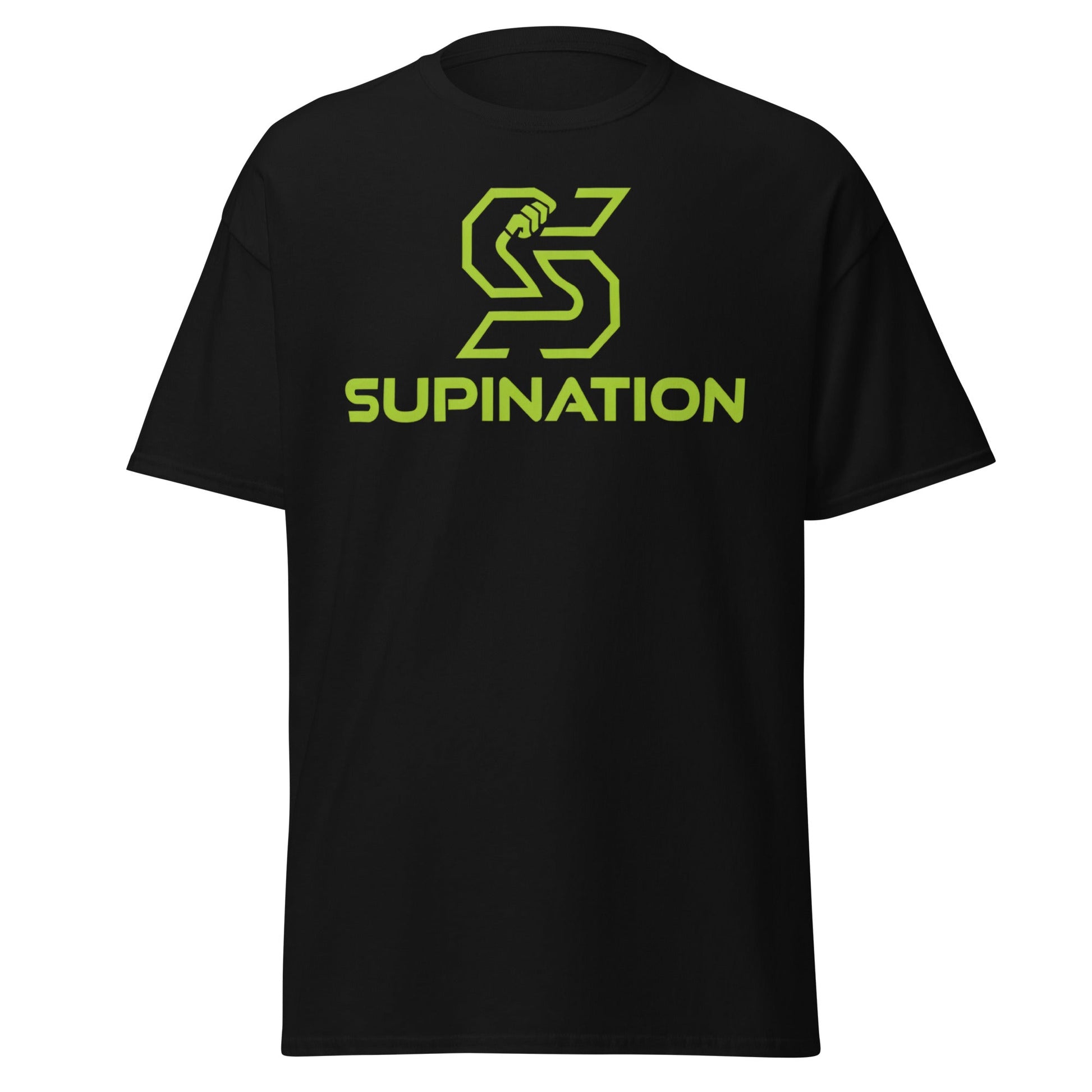 Supination Arm Wrestling T-Shirt - Pro Strength Tee - Black - T-Shirts Online
