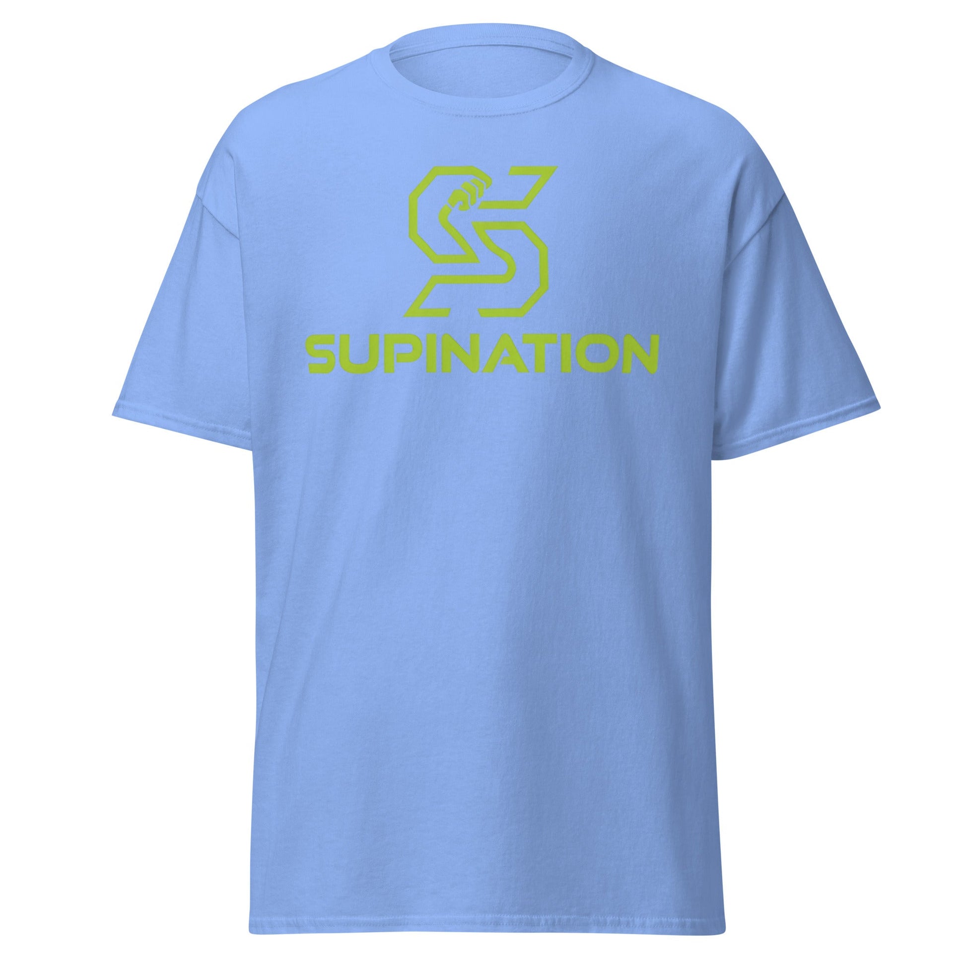 Supination Arm Wrestling T-Shirt - Pro Strength Tee - Carolina Blue - T-Shirts Online