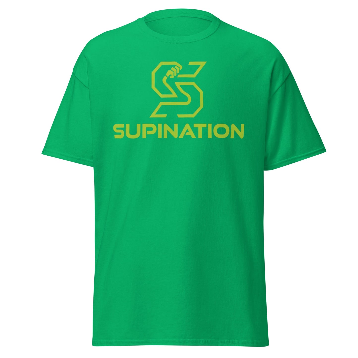 Supination Arm Wrestling T-Shirt - Pro Strength Tee - Irish Green - T-Shirts Online