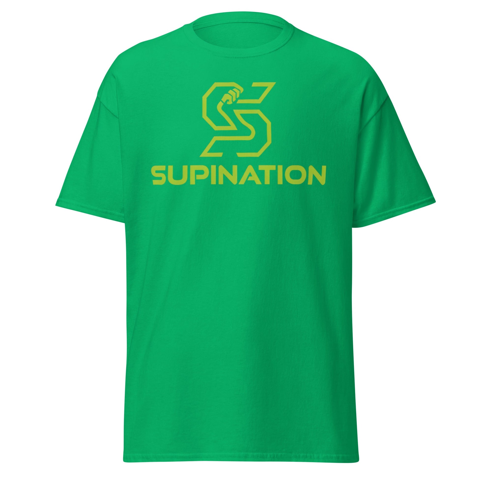Supination Arm Wrestling T-Shirt - Pro Strength Tee - Irish Green - T-Shirts Online