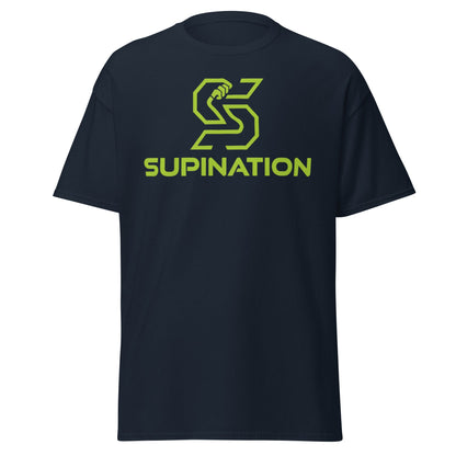 Supination Arm Wrestling T-Shirt - Pro Strength Tee - Navy - T-Shirts Online