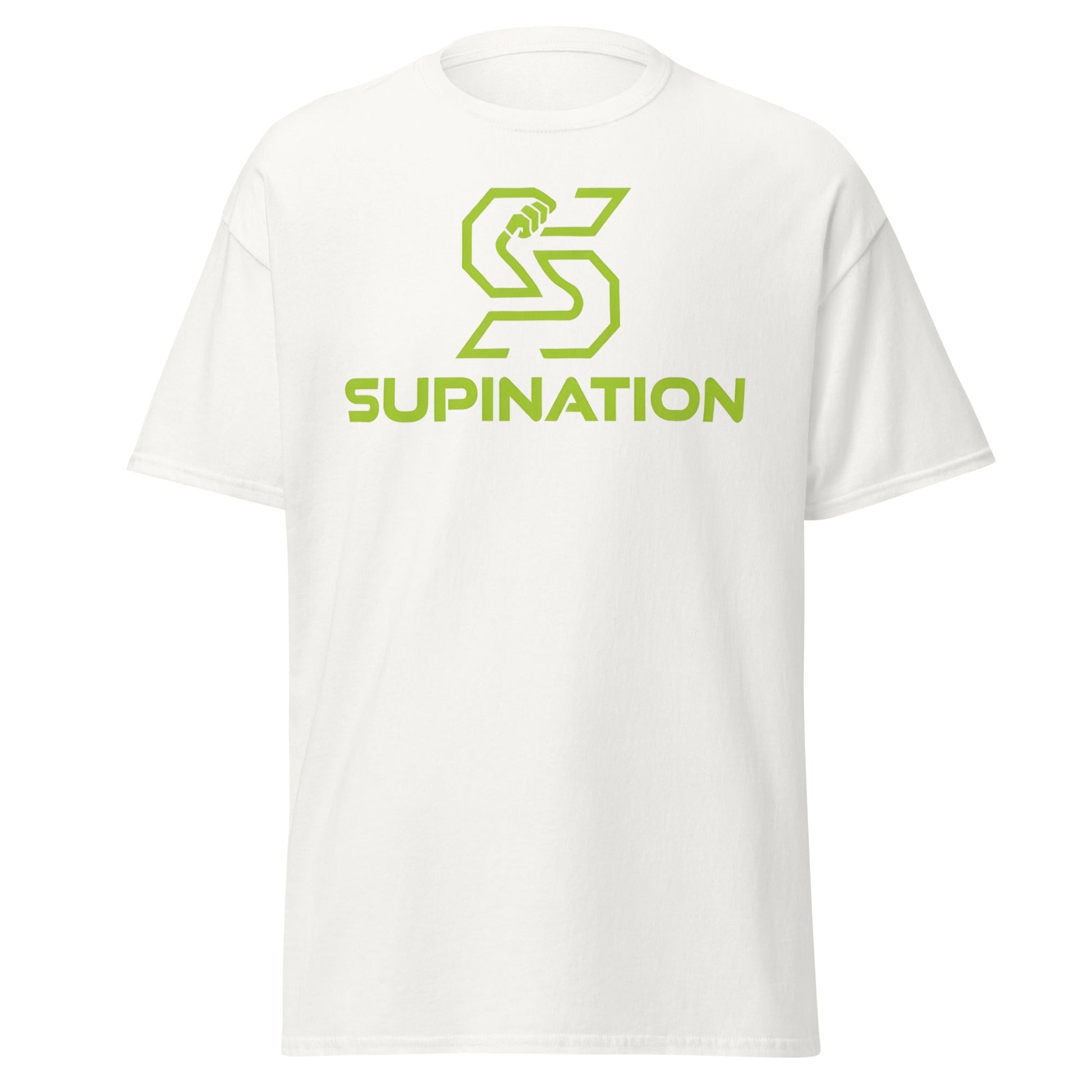 Supination Arm Wrestling T-Shirt - Pro Strength Tee - White - T-Shirts Online