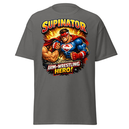 Supinator Arm - Wrestling Hero T-Shirt | Pro Strength Tee - Royal - T-Shirts Online